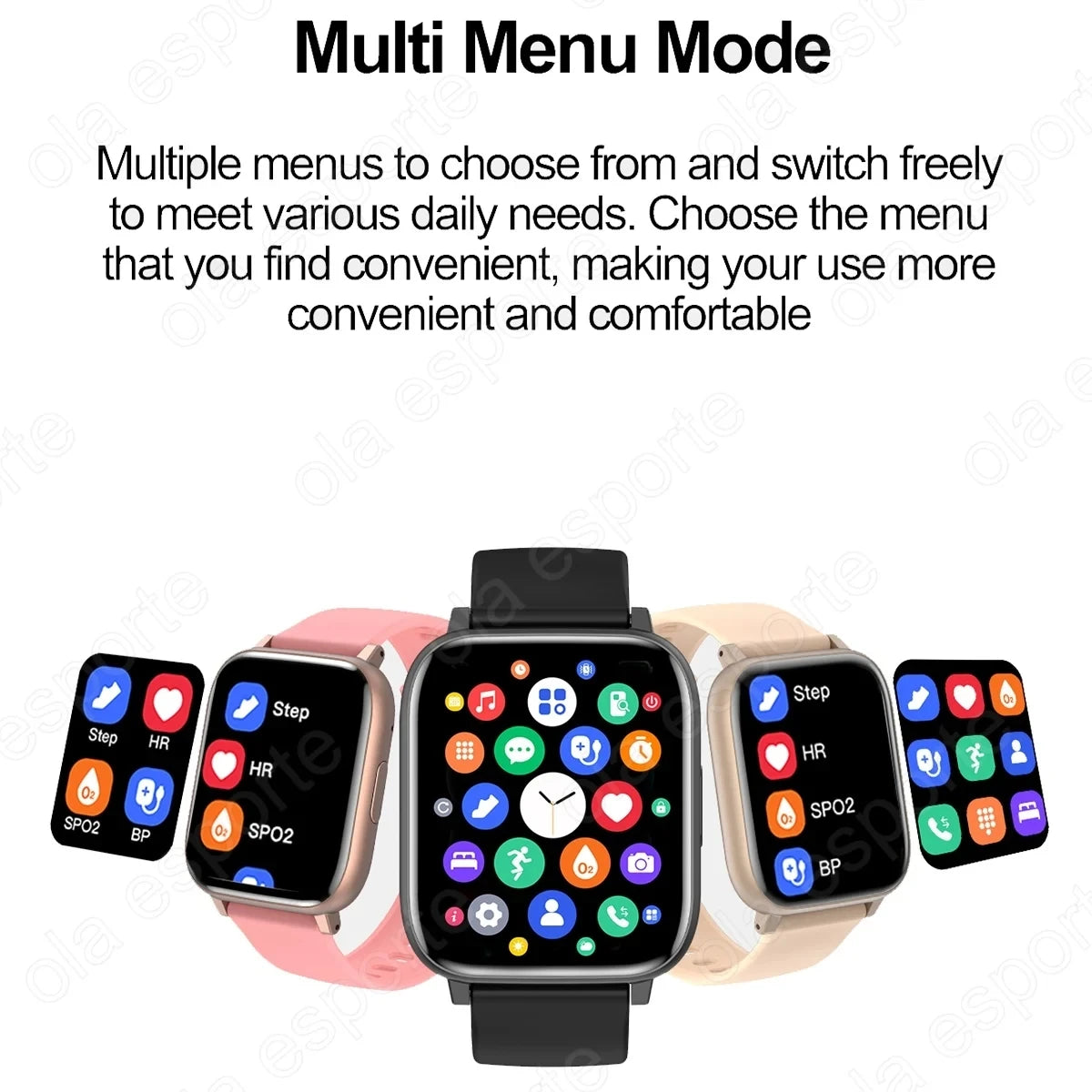 1.77" Smartwatch – Bluetooth Calls, Heart Rate & SpO2 Monitor