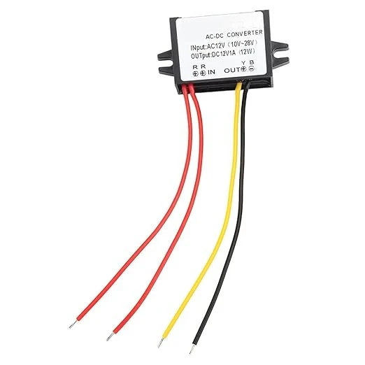 Step Down Converter Power Converter AC 10-28V To DC 12V 3A 36W Waterproof Power Module Rectifier AC-DC Step Down Power Module Oasis Select 10-28V to 12V 1A