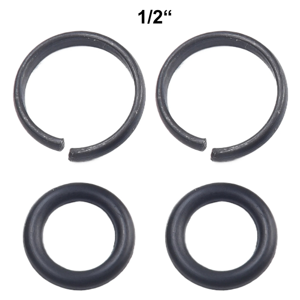 2Set Retaining Ring Clip With O-Ring Socket Impact Wrench Snap Ring 3/8" 1/2" 3/4" 1" Impact Wrench Accessories Oasis Select 1 2