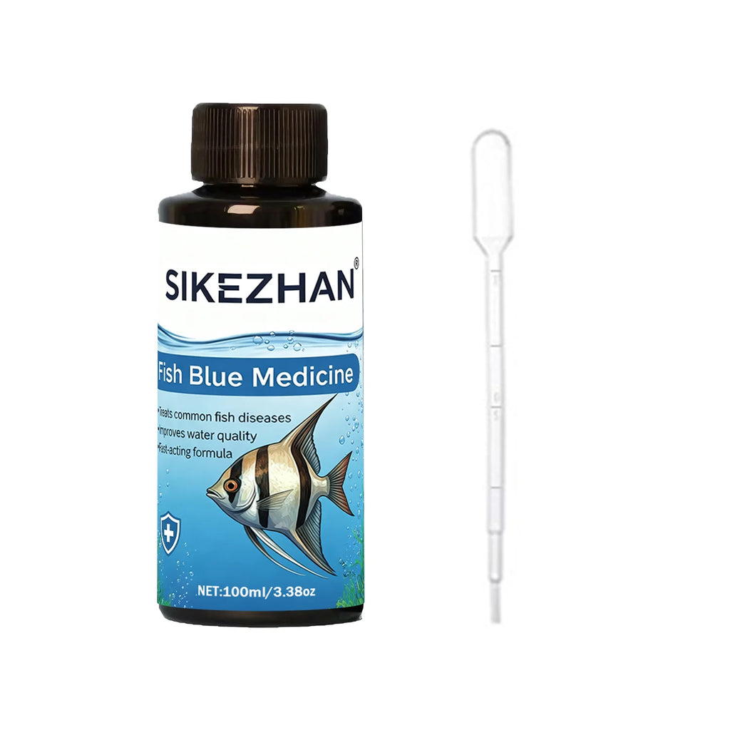 Aquarium Fish Tank Methylene Blue Water Care Anti Ich White Spot Fungus Disease Remedy Safe For Tropical Freshwater Fish Healing Oasis Select 100ml