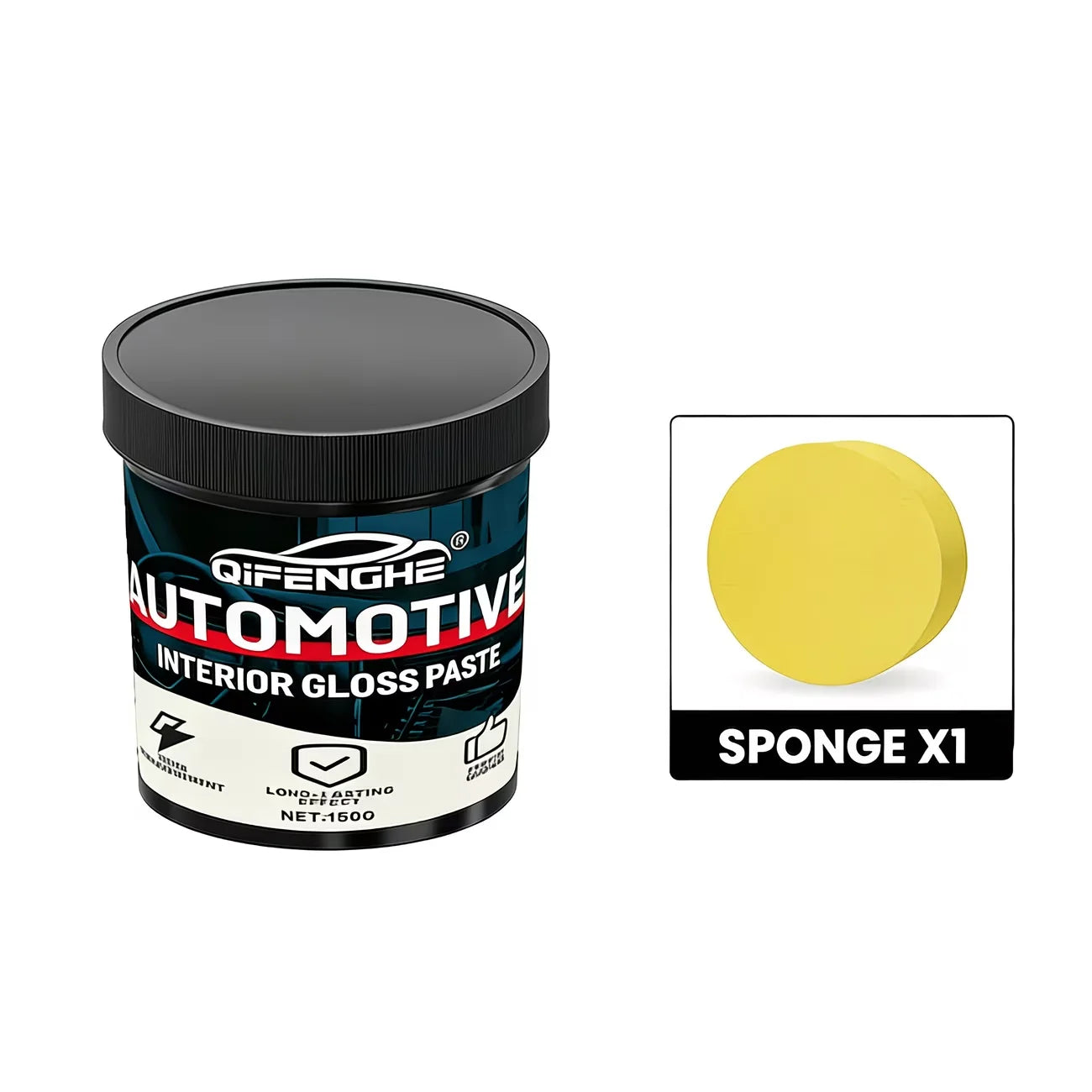 Car Interior Gloss Paste – Leather & Plastic Polish Restorer