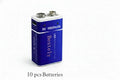 Type-C Charging 9V Li-ion Battery 9800mAh Long Lasting Power for Alarm Toys Guitar Pedal Microphone Oasis Select 9v 10 pcs 9800 BAT