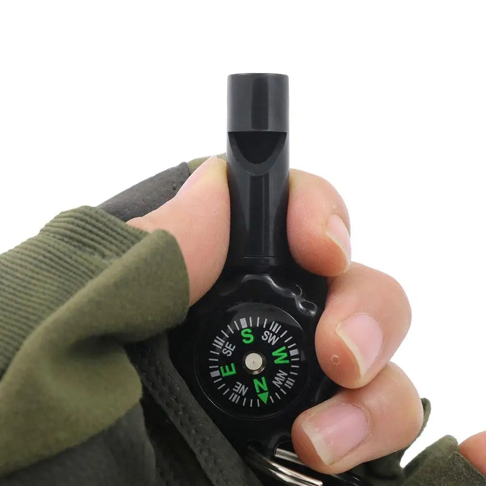 Survival Whistle with Compass – 2-in-1 Outdoor Emergency Tool