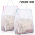 2pcs Honeycomb Mesh Laundry Bags with Handles,Durable Polyester Fabric, Versatile Rectangular Zipper Design for Delicate Clothes Oasis Select 2pcs