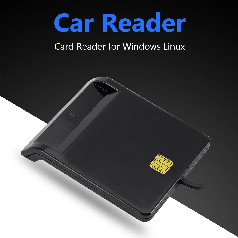 USB 2.0 Smart Card Reader – DNIE ATM CAC IC SIM ID Windows USB Smart Card Reader Oasis Select