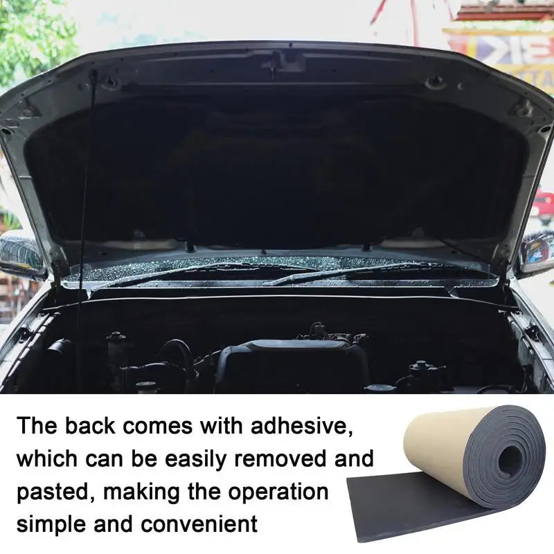Roof Heat Insulation Mat Waterproof Noise Control Mat Fireproof Insulation Pad Thermal Shield Sound Proofing Mat for Truck SUV Oasis Select