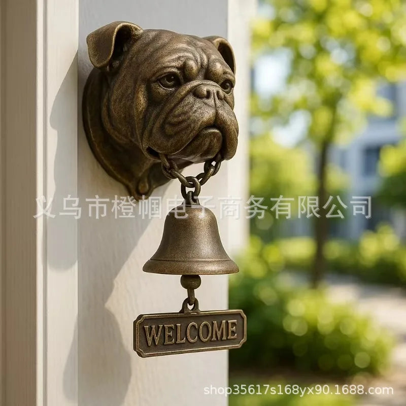 Basset Hound Welcome Doorbell Animal Series Welcome Doorbell decorative figurines Oasis Select Bulldog