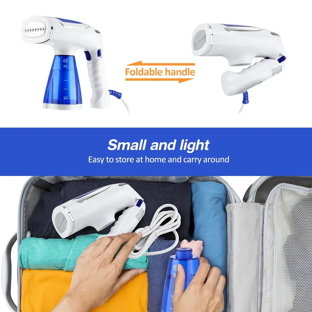 URGGU 1600W Handheld Garment Steamer – Foldable & Portable