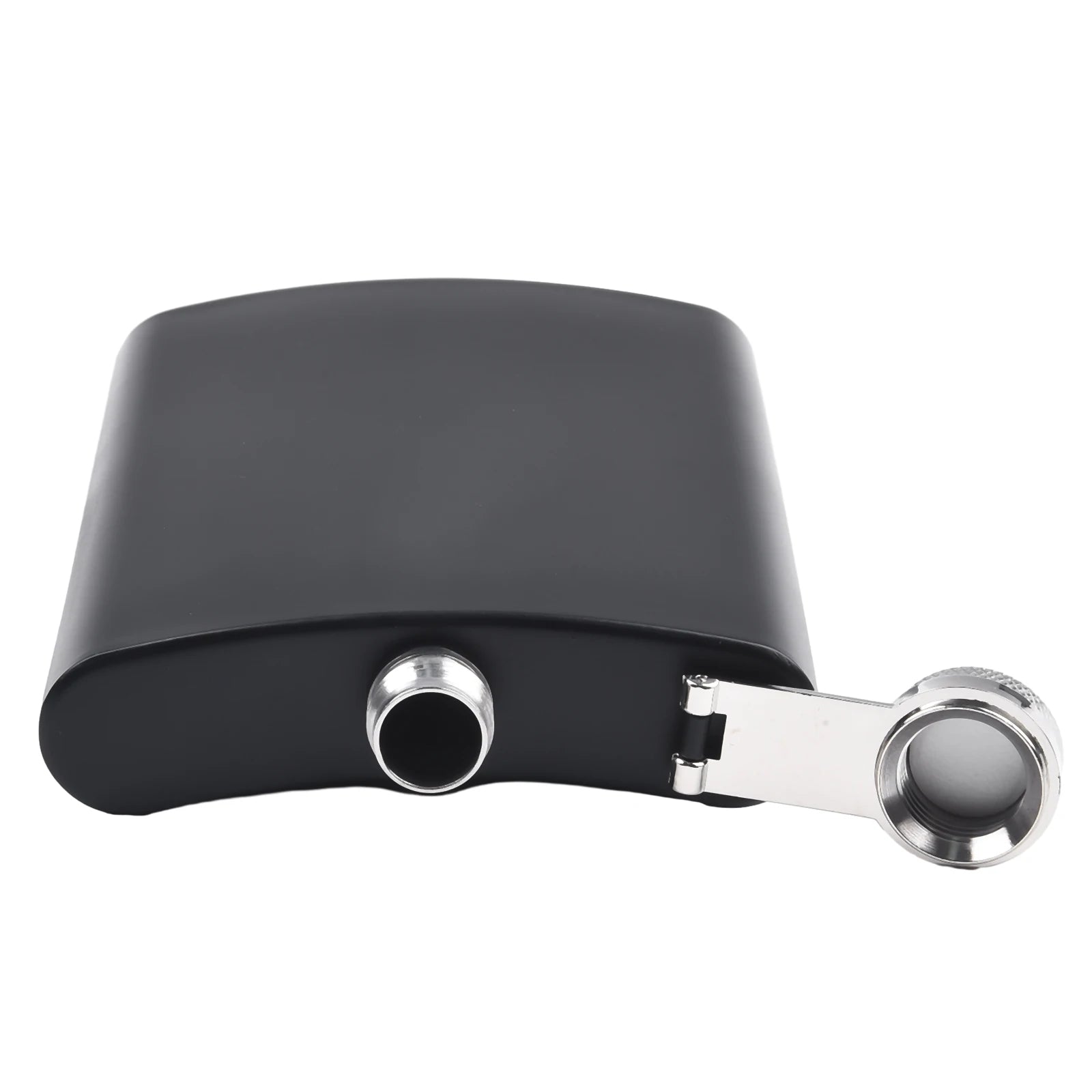 Stainless Steel Hip Flask 7–12oz | Black Matte Pocket Flask