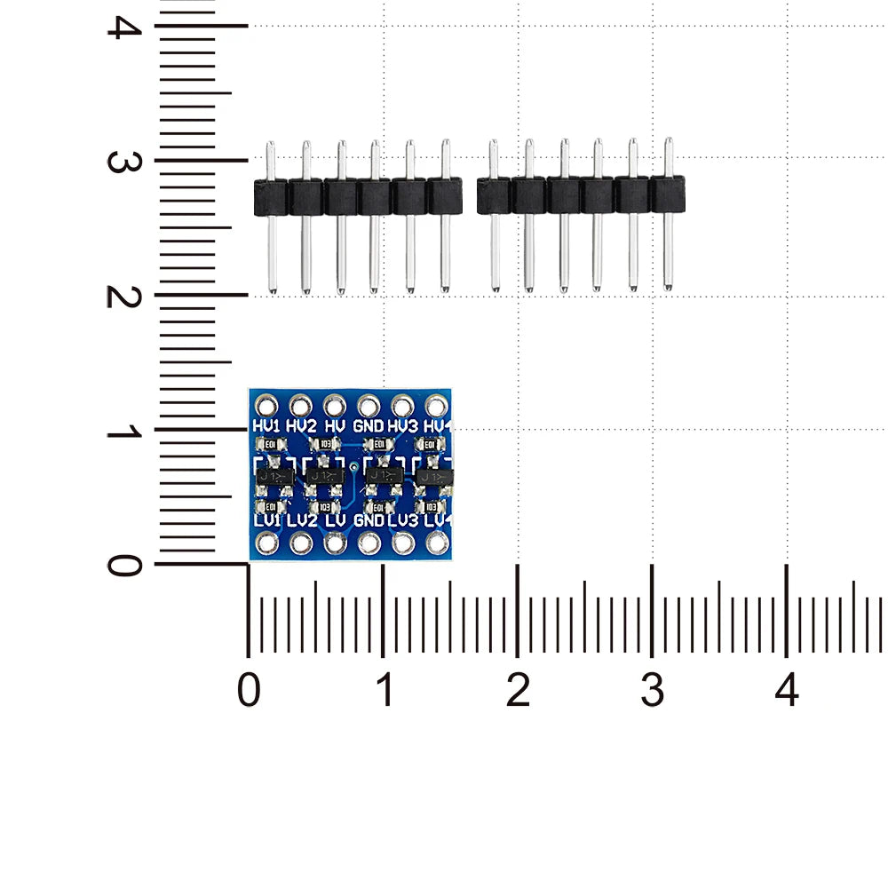 1-10Pcs 4 Channels IIC I2C Logic Level Switching Shifter Bi-Directional Module Safely Steps Down 3.V to 5V Converter for Arduin Oasis Select