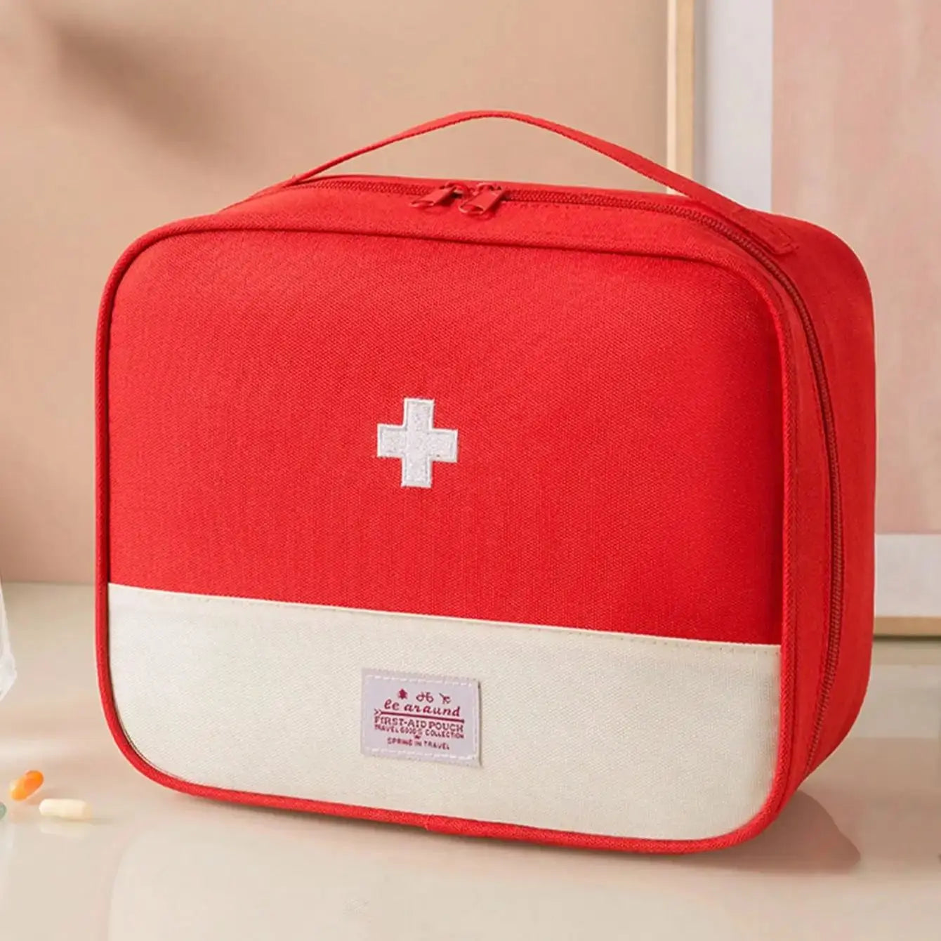 Portable Portable Medical Kit, Home First Aid Kit, Outdoor Travel Medical Kit, Large Capacity Medicine Storage Bag Oasis Select