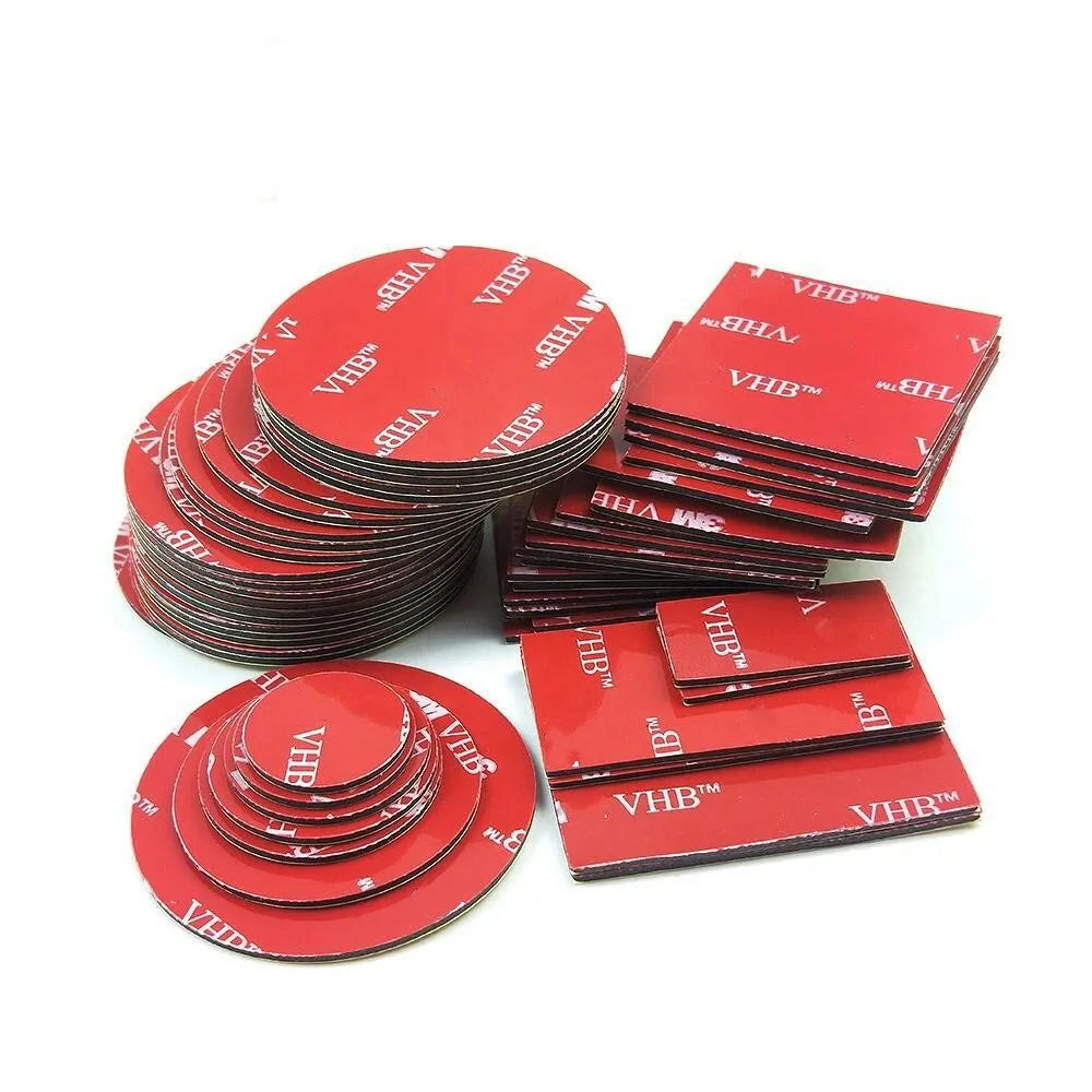 5-30PCS Strong Double Sided Adhesive Foam Pad Wall Mounting Tape Two Sides Heat-resistant Home Appliance Car Accessories Oasis Select