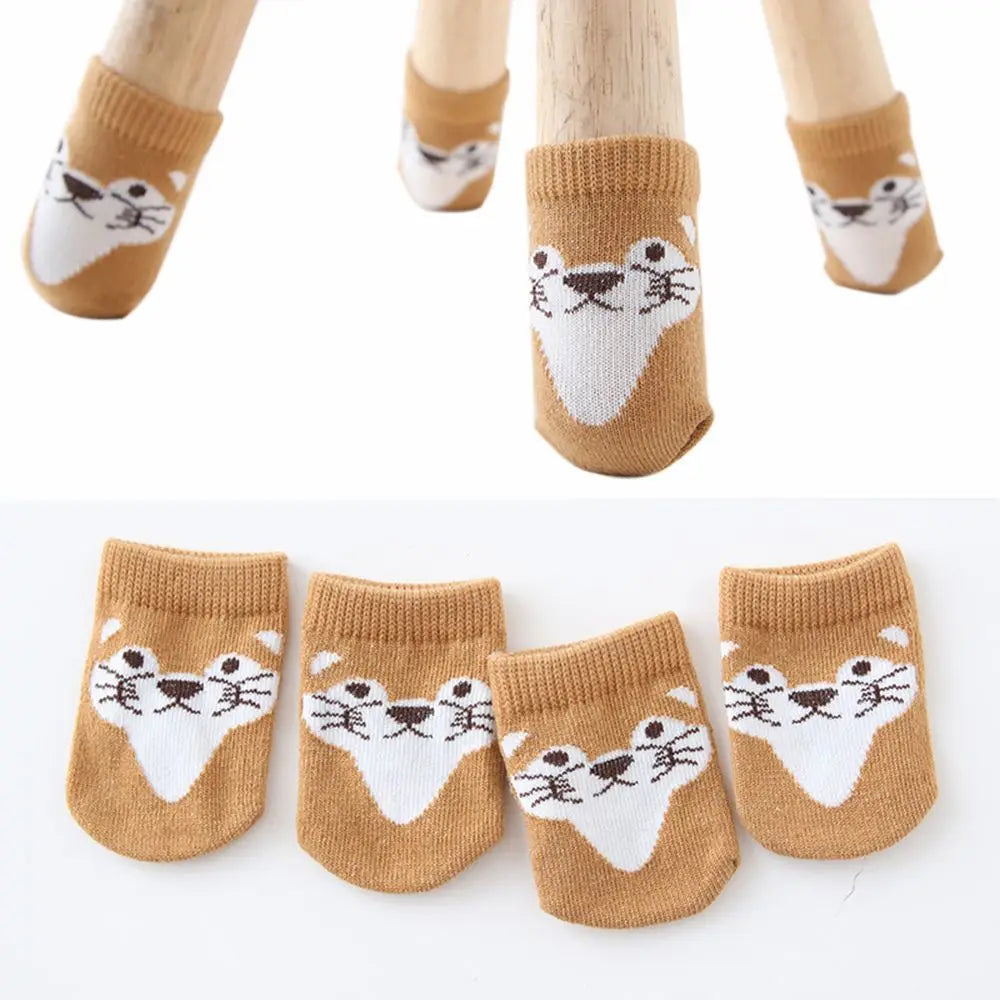 High Elastic Table Legs Socks Furniture Protectors Covers Non-Slip Knitted Floor Protection Pads Chair Foot Cover Oasis Select 5