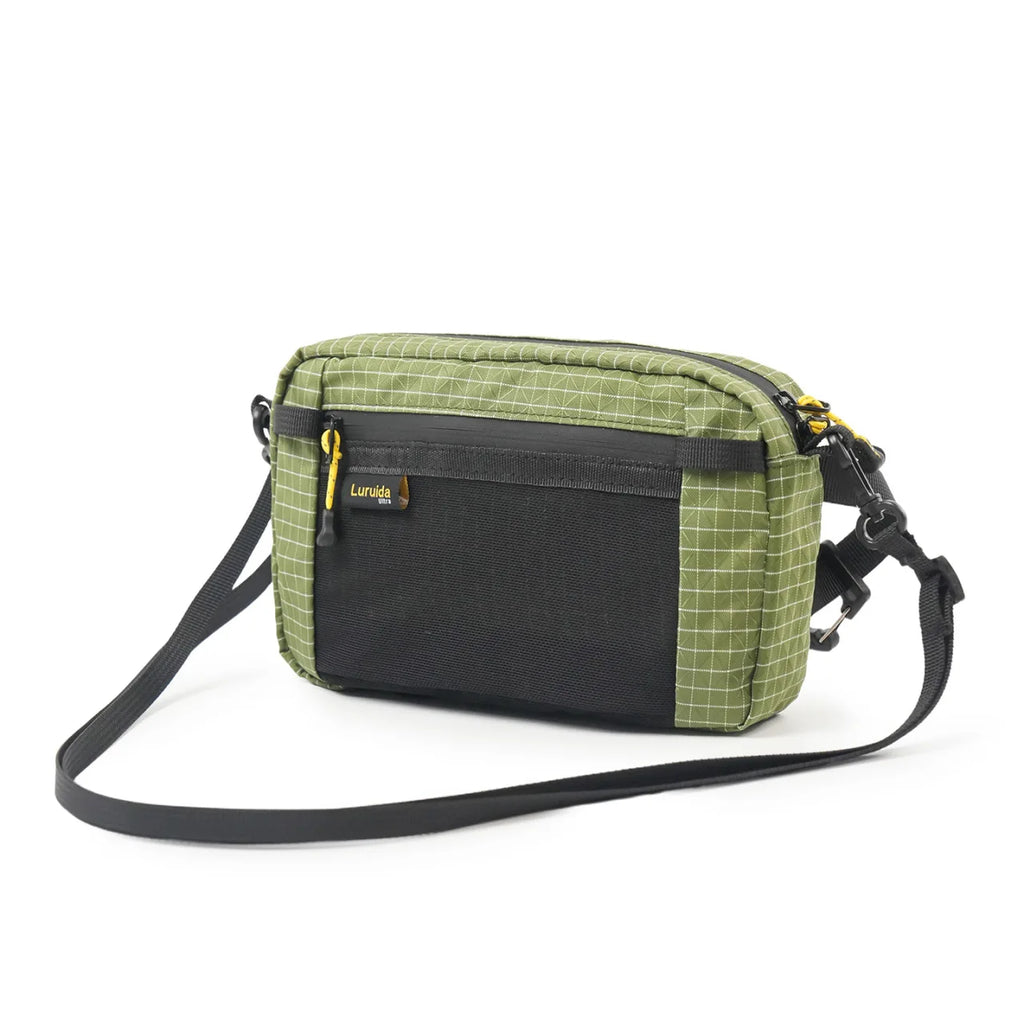 1.1L Fiber Waist Pack Waterproof UltraLight Multi Pocket for Cycling Running Hiking Camping Outdoor Sports Gear Pouch Bag Oasis Select green