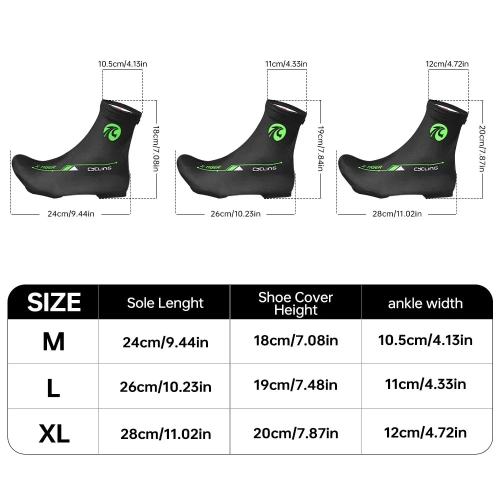 X-TIGER Professional MTB Cycling Shoe Cover Quick Dry Unisex Mountain Bike Shoes Racing Bike Shoe Covers Oasis Select