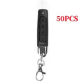 50-10PCS Remote Control 433MHz Car Key Garage Door Gate Opener Remote Control Duplicator Clone Cloning Code 4-Button Transmitter Oasis Select 50pcs