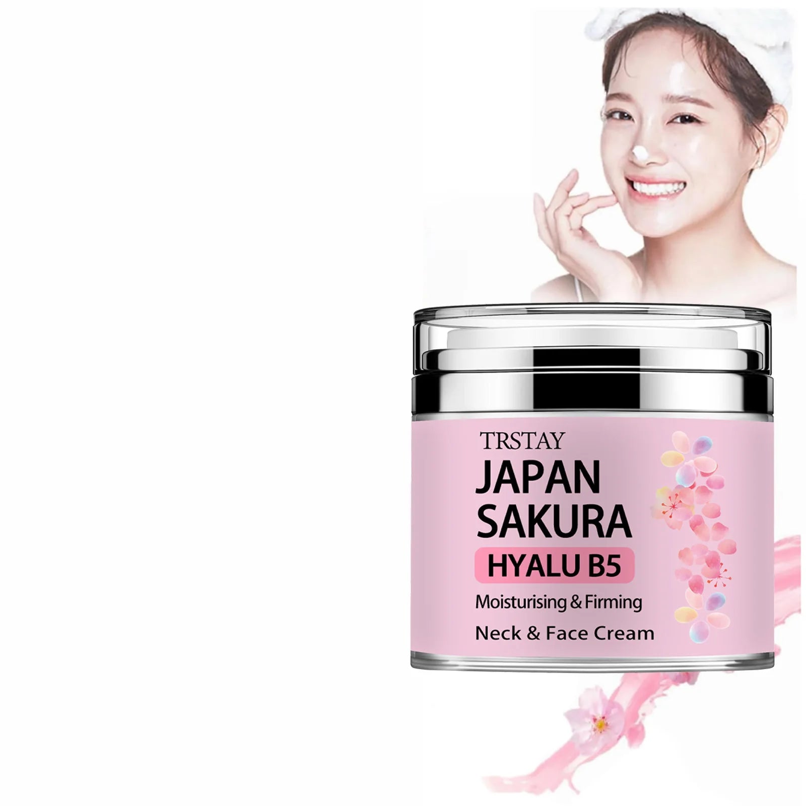 Sakura Tone Up Cream with Hyaluronic Acid | Brightening Face Moisturizer Cream Oasis Select