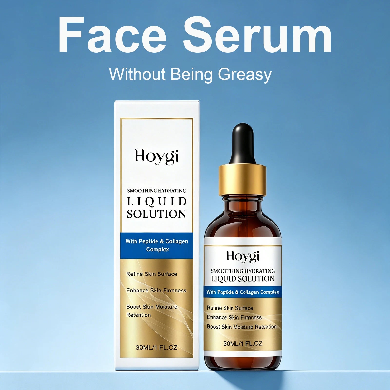 30ml Peptide Collagen Serum Face Lifting Firming Reduce Fine Lines Deep Moisturizing Smoothing Hydrating Essence Skin Care Oasis Select