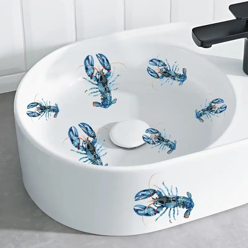 Glow In The Dark Sink Stickers Luminous Glass Stickers Washbasins Stickers Toilet Sticker Self-adhesive Removable Home Decor Oasis Select