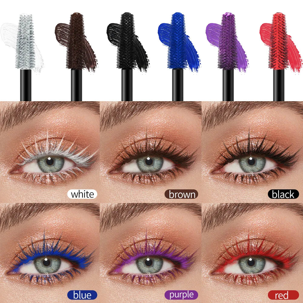 Multicolor Waterproof Eye Black Mascara – Sweatproof Party Makeup Colored Mascara Oasis Select