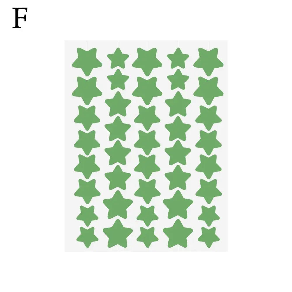 40-Count Star Pimple Patches – Invisible Waterproof Acne Cover Acne Pimple Patches Oasis Select green