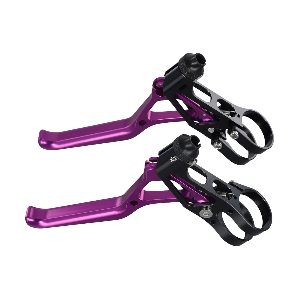 2pcs Bicycle Brake Handle Bike Ultralight Aluminium Alloy Brake Handles For Folding Bike Road Bike Brake Handle Accessories Oasis Select Purple