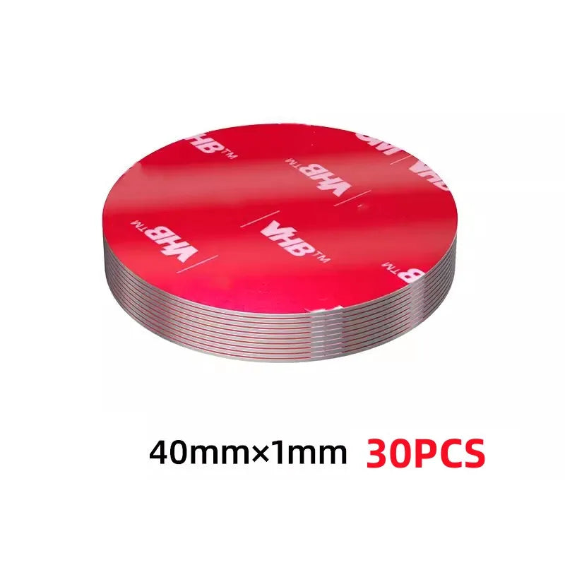 5-30PCS Strong Double Sided Adhesive Foam Pad Wall Mounting Tape Two Sides Heat-resistant Home Appliance Car Accessories Oasis Select Round 40mm
