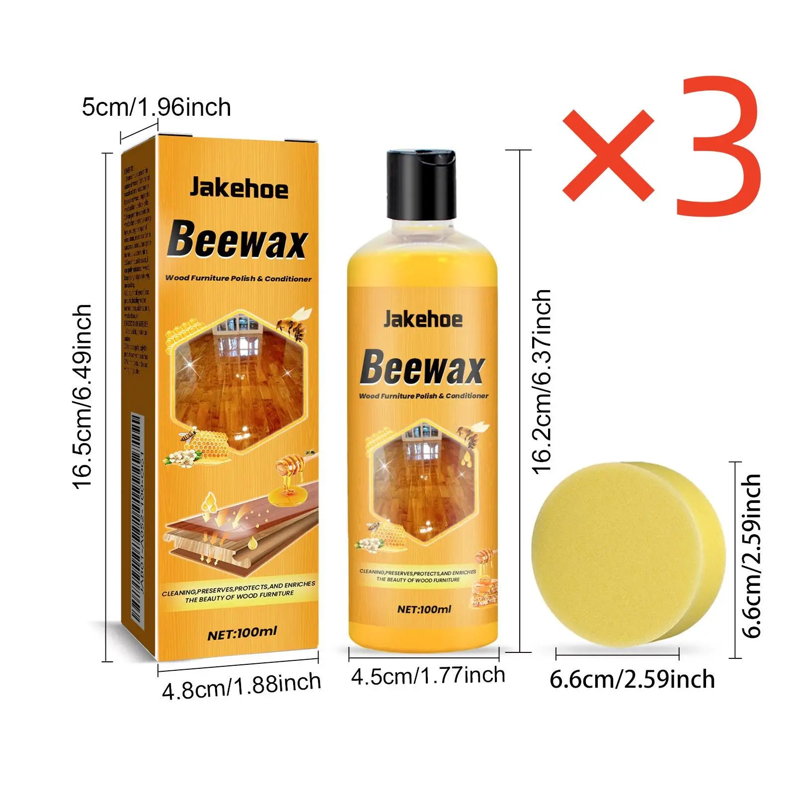 Beewax Wood Floor Cleaner Clean Wooden Floor Desk Product Polish Oil Shine Cleaning Dirt Stain Prevent Moisture Insect Cleaner Oasis Select 300ml boxed