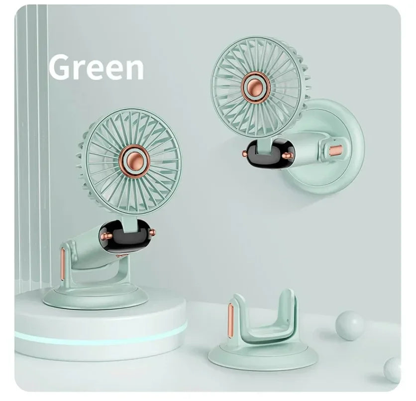 URGGU Mini Portable Neck Fan – 5-Speed USB Rechargeable
