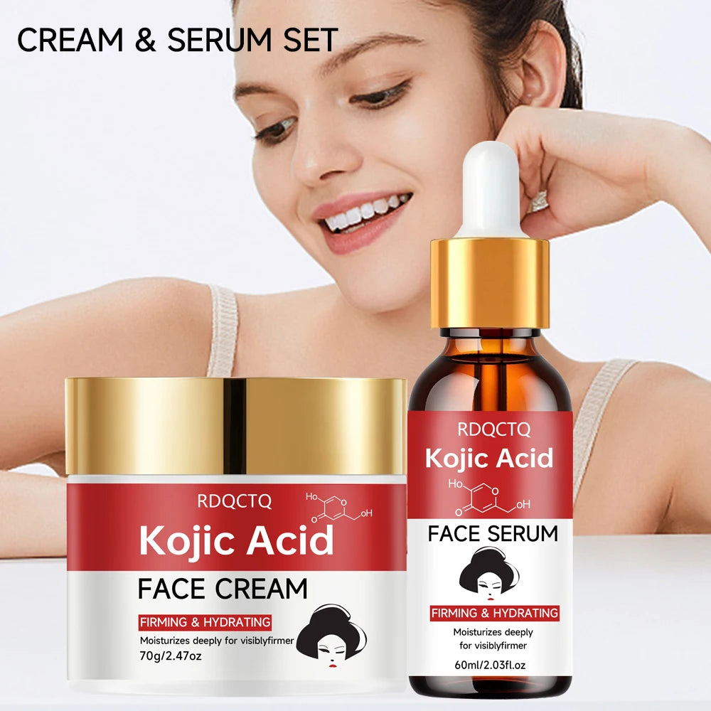 Niacinamide Serum and Moisturizer Cream 2-Piece Set Deep Hydration Skin Firming Visible Results Daily Skincare Routine for All S Oasis Select