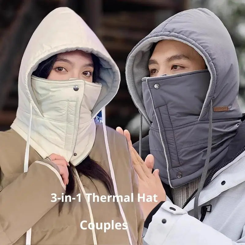 Windproof Cycling Cap with Neck Warmer & Mask | Winter Hat