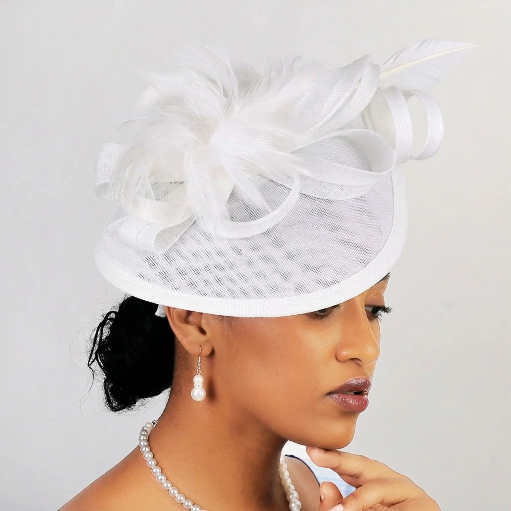 Handmade Vintage Bridal Fascinator Hat | Derby & Wedding