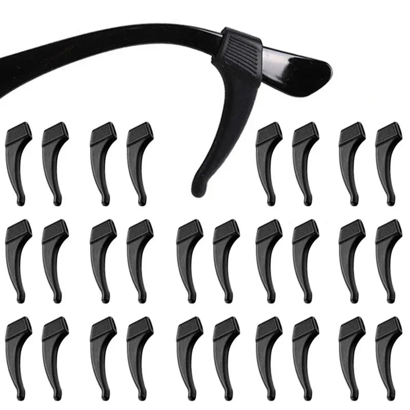 5-20pairs Clear Anti-slip Ear Hook Eyeglasses Accessories Grip Anti-fall Eyewear Holder Glasses Leg Ear Sleeve Bracket Fastener Oasis Select