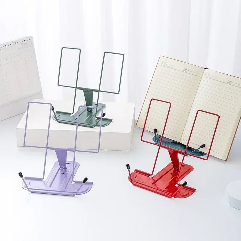 Simple metal reading stand, foldable reading stand, portable reading bookshelf, music stand Oasis Select