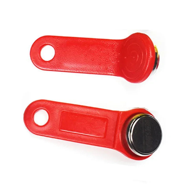 5pcs/lot rewritable RFID Touch Memory key RW1990 iButton copy card keyfor Cards Access System Oasis Select Red 5pcs