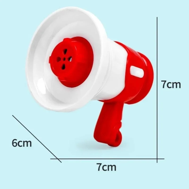 Mini Megaphone with Recording Function Portable Loudspeaker Toy Keychain Funny Novelty Gift for Parties Events Decompression Oasis Select