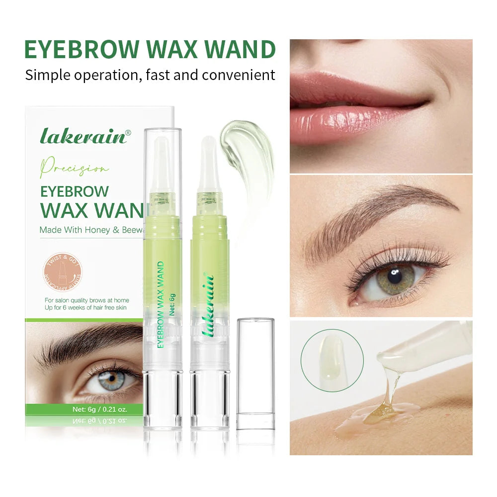 Eyebrow Wax Pen Kit – Facial Hair Removal with Strips