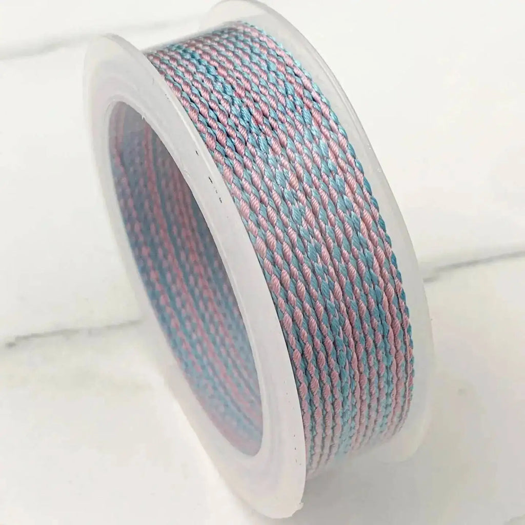 1.5mm 10M Two-Color Braided Cotton Woven Rope Twist Jewelry Line DIY Hand Rope Lanyard Necklace Hanging Cord Oasis Select Suit 9
