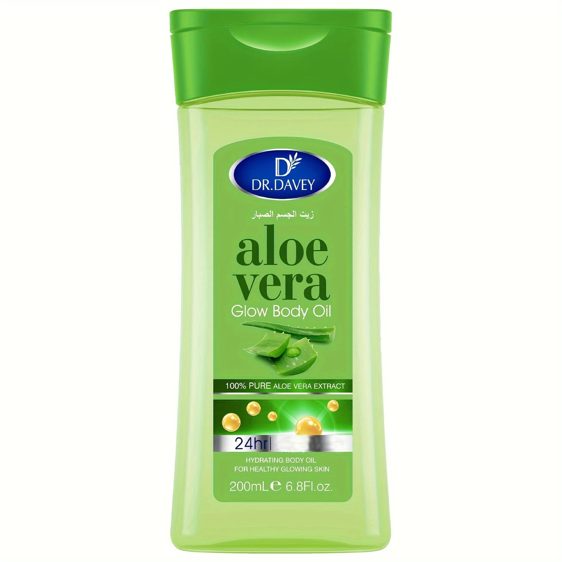 DR.DAVEY Aloe Vera Body Oil – Nourishing Spa Massage Oil 200ml