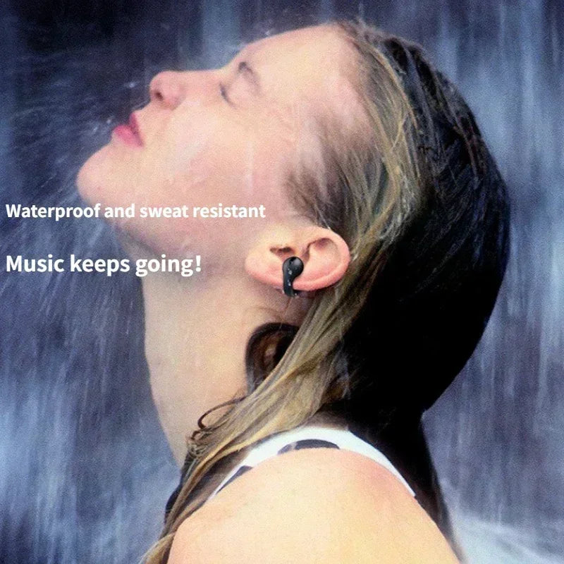 T75 Bluetooth headset 5.3 wireless bone conduction headset clip-on music sports game headset apply to smartphones Oasis Select