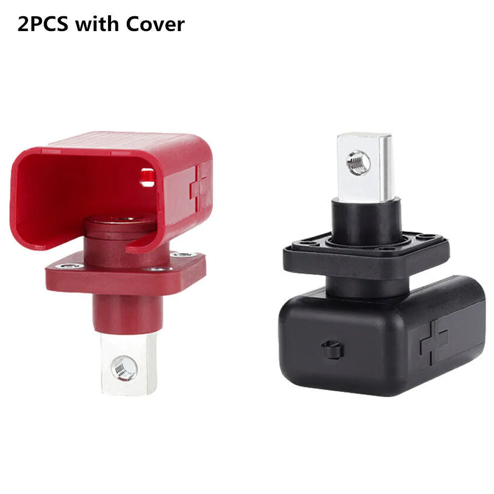 200A All-Copper Battery Terminal Posts Red & Black 2-Pack Battery Terminal Connector Oasis Select