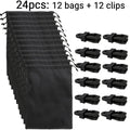 4/8/16/24pcs Windproof Outdoor Door Curtain Weighted Bag Clip, Bow Porch, Terrace, Patio, Gazebo, Porch, Courtyard Essential Oasis Select 24pcs-12bags 12Clips Other