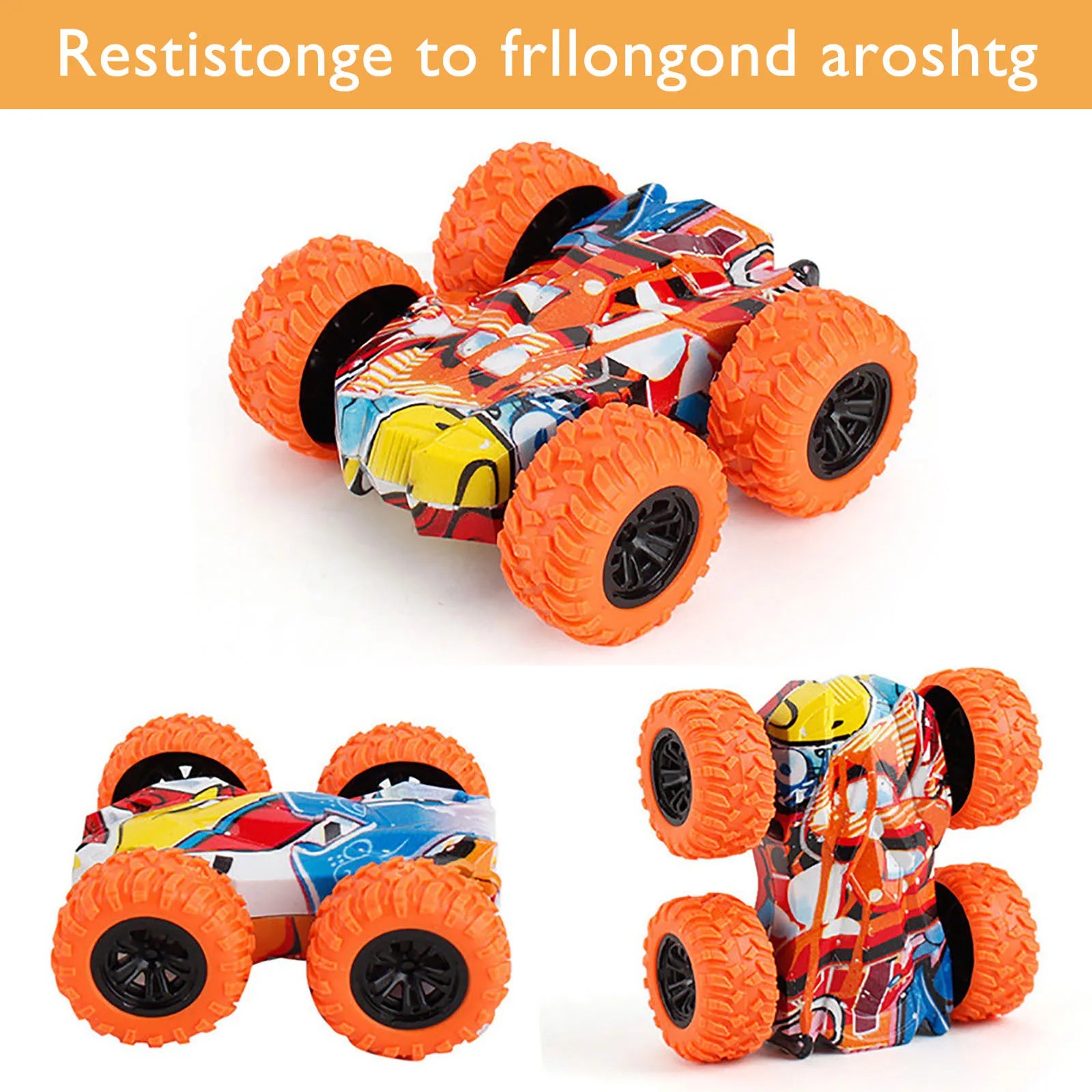Double-Sided Inertia Off-Road Toy Car for Kids – No Battery Inertia Toy Car Oasis Select