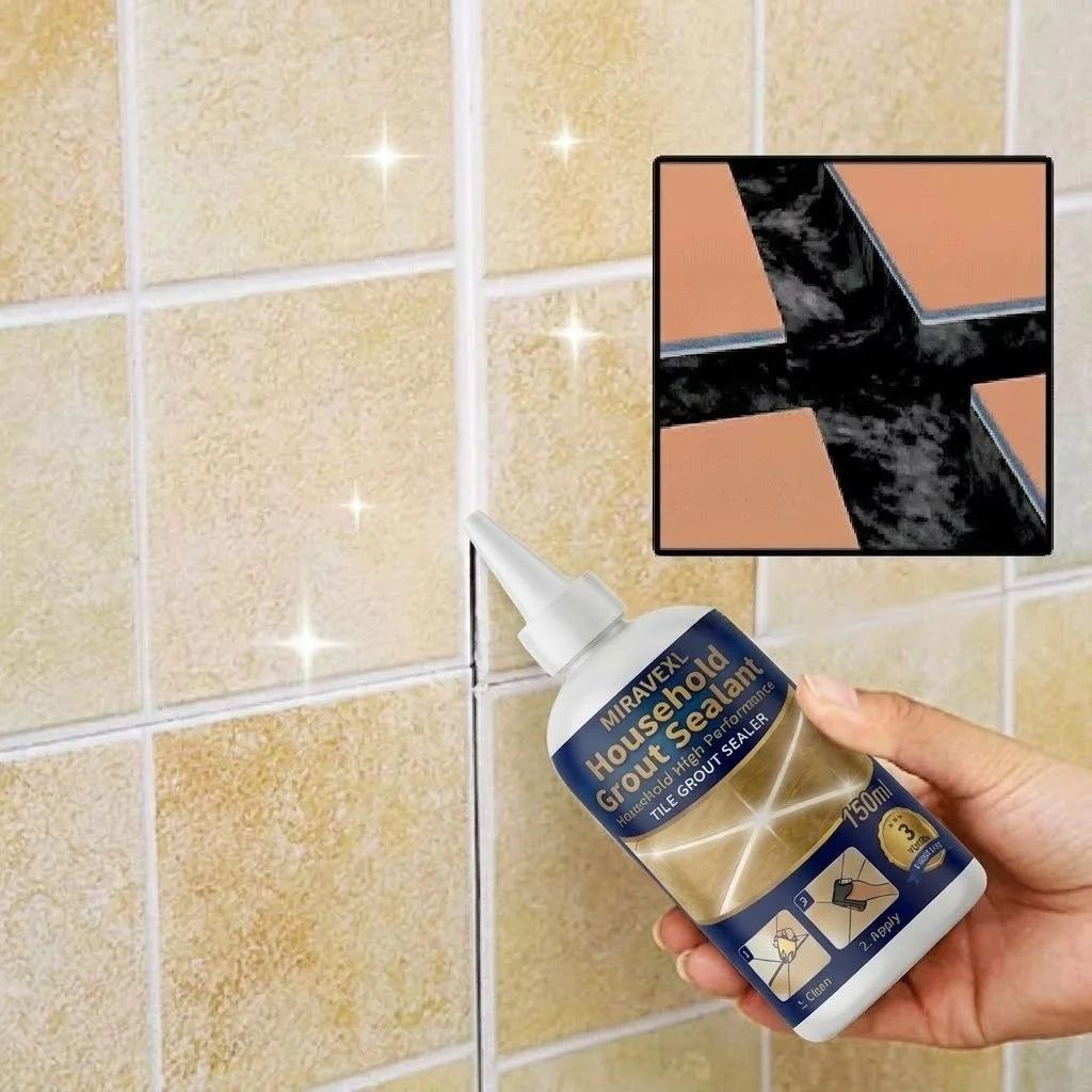 Tile Grout Sealer – Waterproof Sealing Spray with Squeeze Nozzle; Safe Repair Solution for Showers, Bathrooms, and Floors Oasis Select