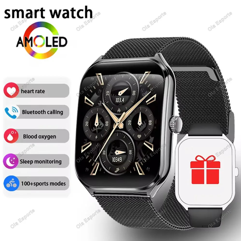 Ola Esporte HW12 1.96" AMOLED Smartwatch | BT Call & Fitness