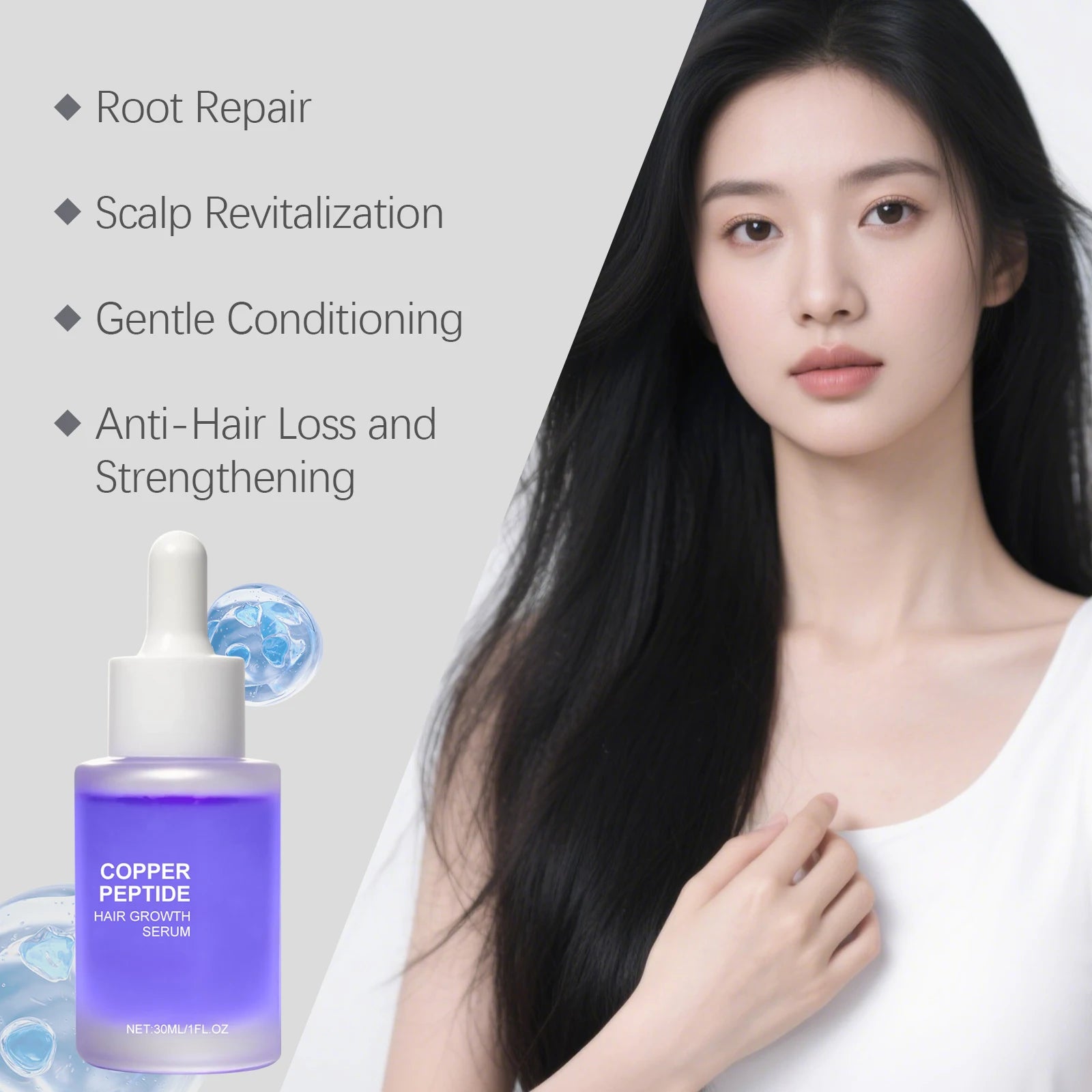 Rosemary Hair Essence – Repair Follicles & Strengthen Hair Roots Scalp Care Serum Oasis Select