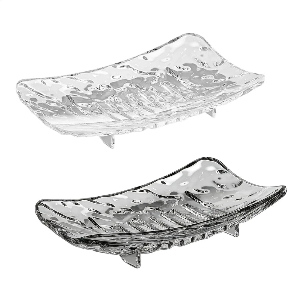 Soap Dish with Drain Holes – Non-Slip Quick-Dry Tray, 2-Pack