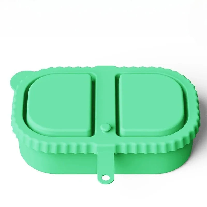 Silicone Double Compartment Seasoning Box – Portable & Foldable Seasoning Storage Box Oasis Select