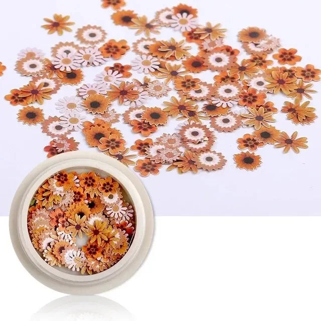 1/3/4Pcs Mixed-color Dried Flowers Resin Craft Dry Flowers Nail Art Decoration Natural Ultra-thin Mini Nail Flowers Oasis Select 06