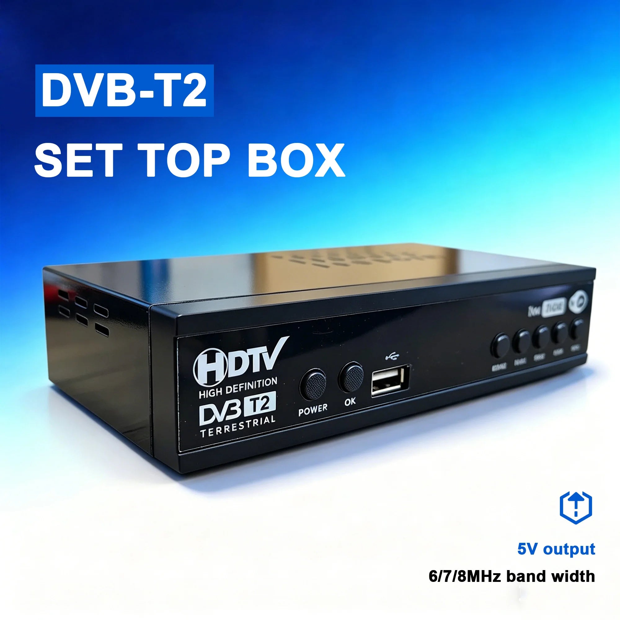 DVB-T/T2 Digital TV Receiver，Terrestrial Digital TV Set-Top Box, PVR HD Video & Audio Oasis Select